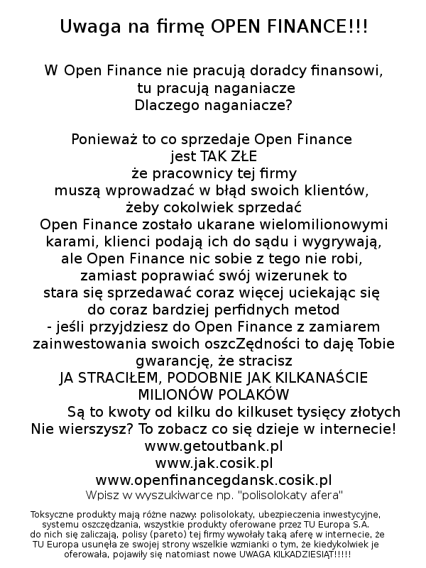 OPEN FINANCE ULOTKA1